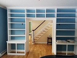 Custom Built-in Bookcase